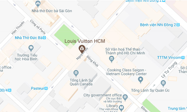 The Louis Vuitton Label Shop in the Shopping Street Dong Khoi in the  District 1 Ho Chi Minh city Vietnam Stock Photo  Alamy