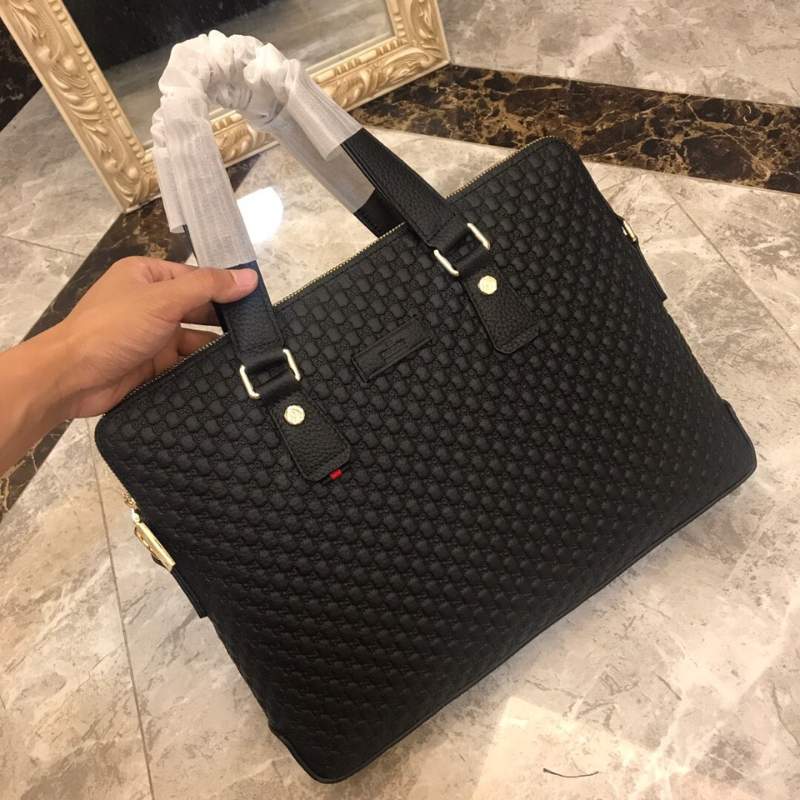 Túi xách nam Gucci siêu cấp màu đen logo ẩn TXGC08