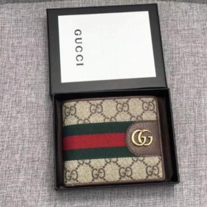 Ví nam Gucci siêu cấp bản ngắn hai mặt VNGC14