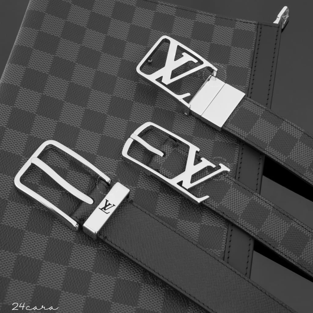 Dây thắt lưng da nam Louis Vuitton D0429 chính hãng nhập khẩu