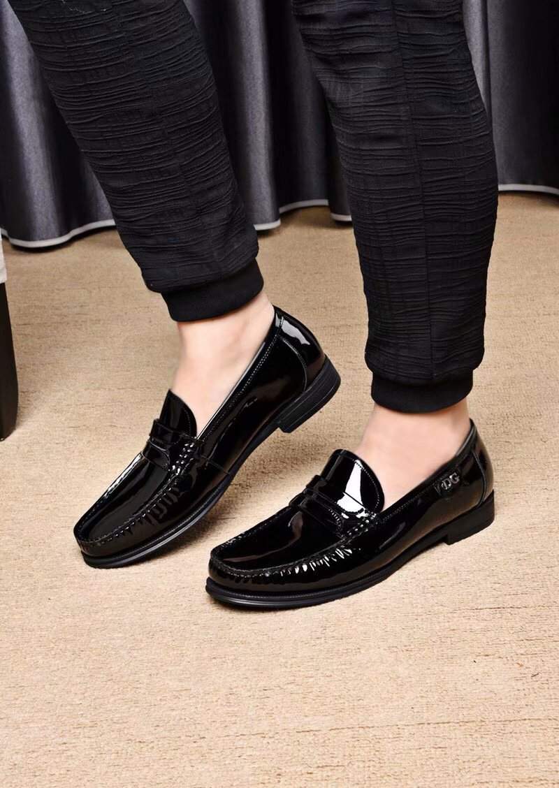Giày lười Dolce & Gabbana siêu cấp  họah tiết da bóng GLDG01