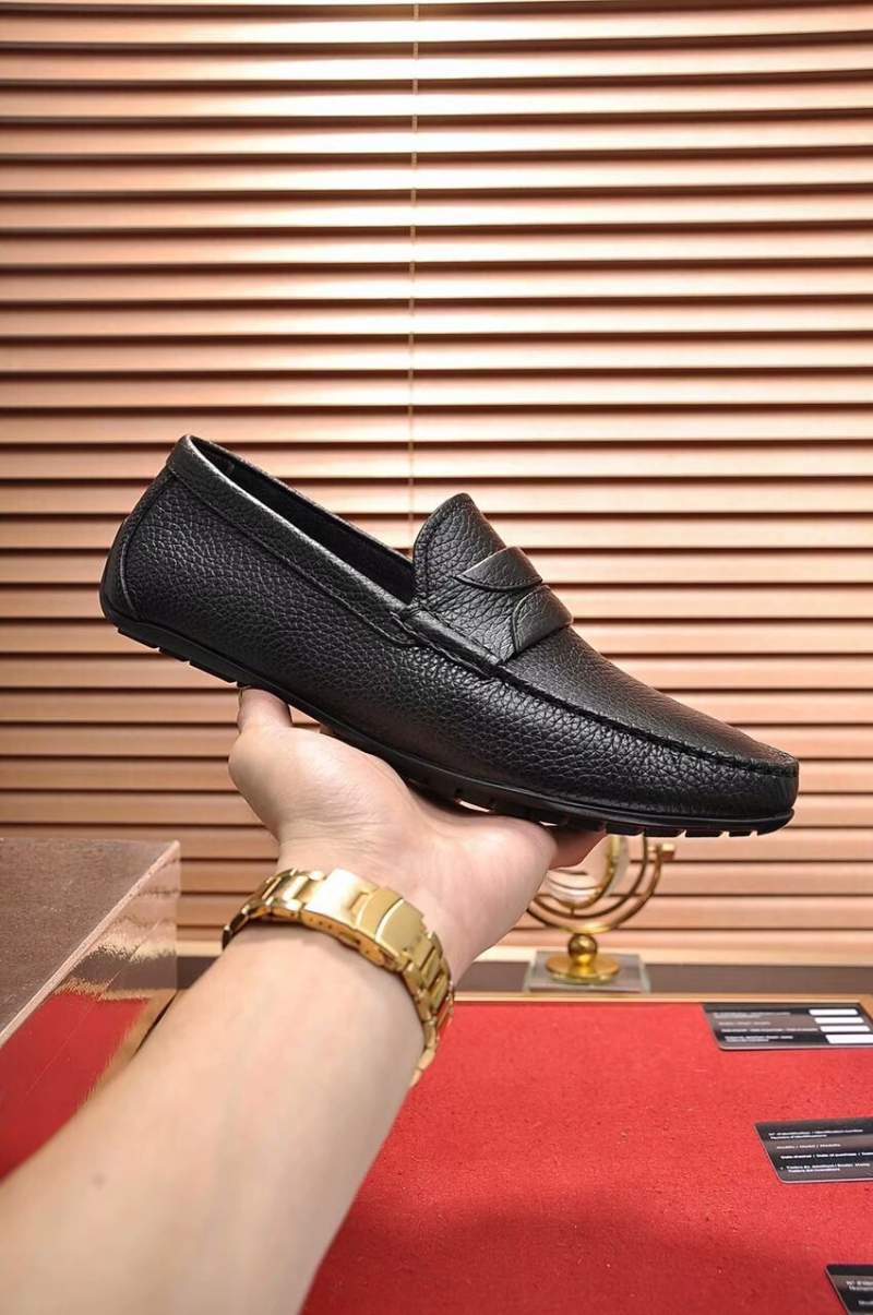 Giày lười Dolce & Gabbana siêu cấp siêu cấp họah tiết tag ngang GLDG02