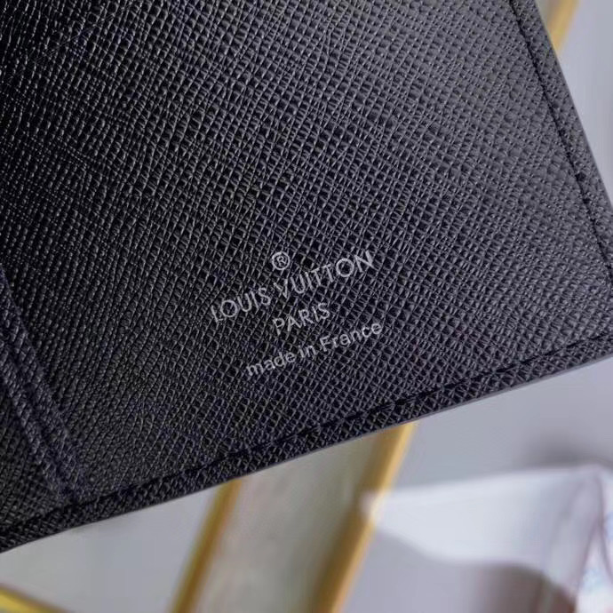 Ví dài Louis Vuitton like auth họa tiết epi ngang màu đen VNLV03
