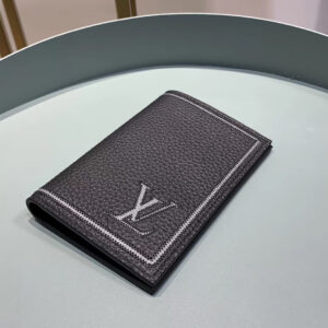 Ví nam Louis Vuitton dáng đứng họa tiết thuê trắng VNLV26