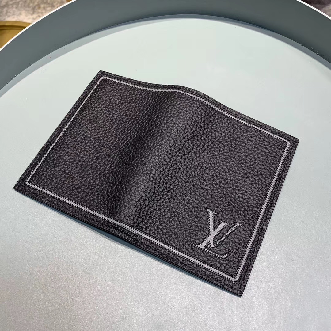 Ví nam Louis Vuitton dáng đứng họa tiết thuê trắng VNLV26