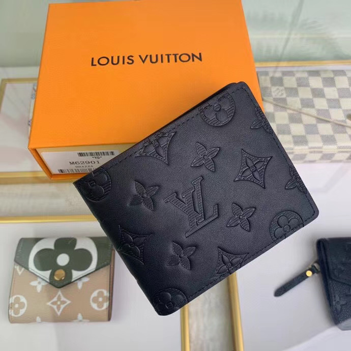 Ví nam Louis Vuitton like auth họa tiết hoa dập chìm VNLV04