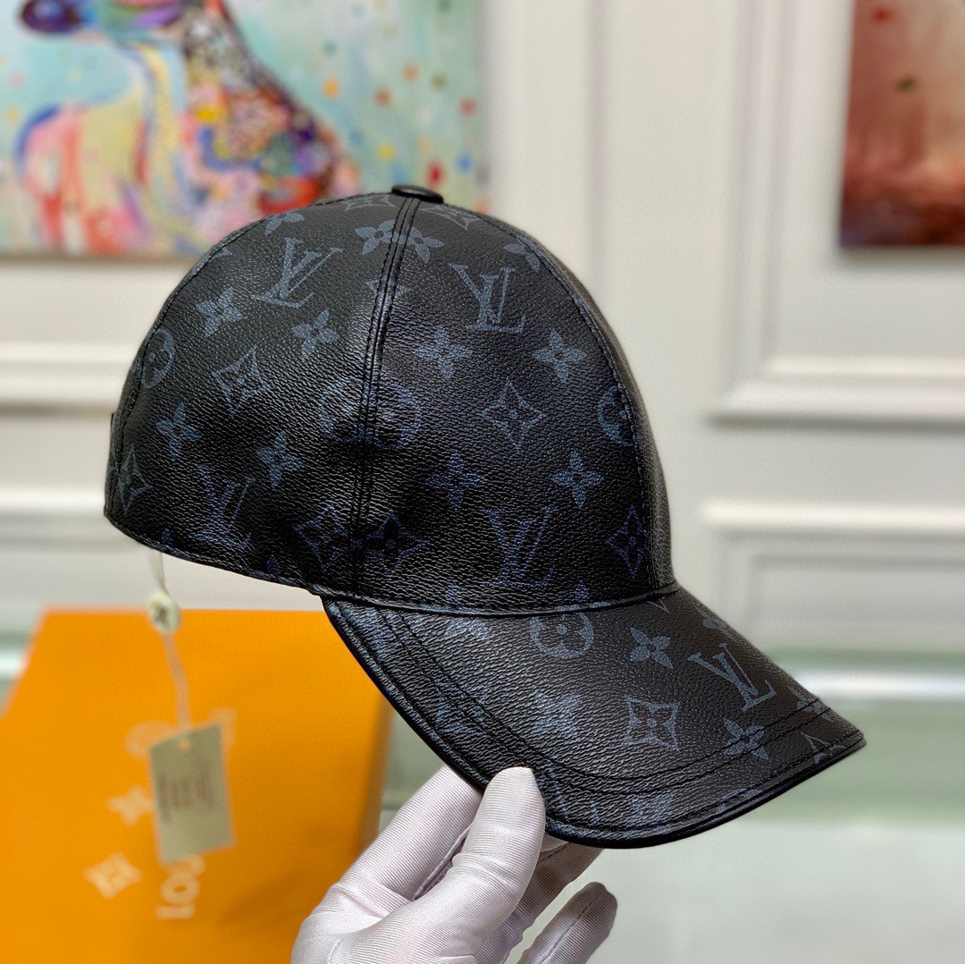 Mũ nam Louis Vuitton siêu cấp họa tiết monogram MNLV09