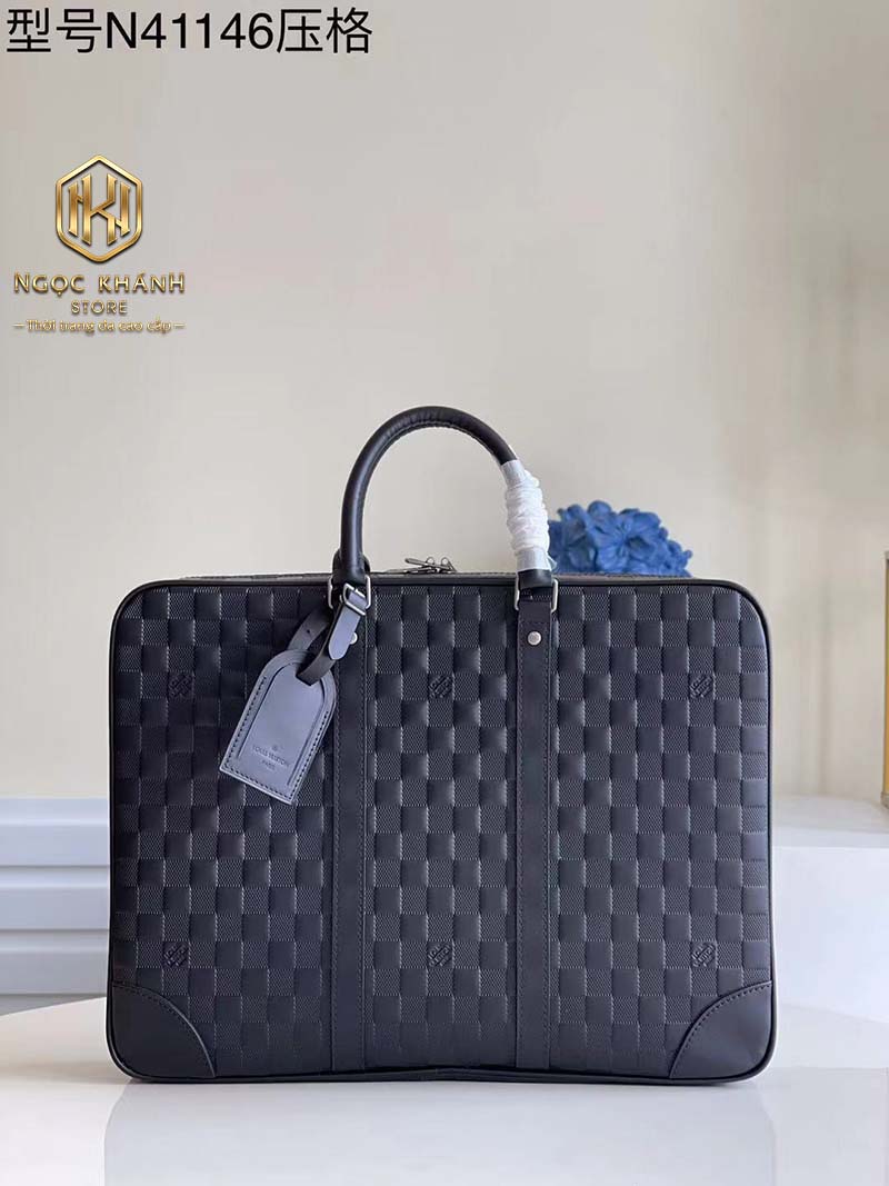 Tui Xach Louis Vuitton Briefcase Backpack Damier Graphite TXLV02