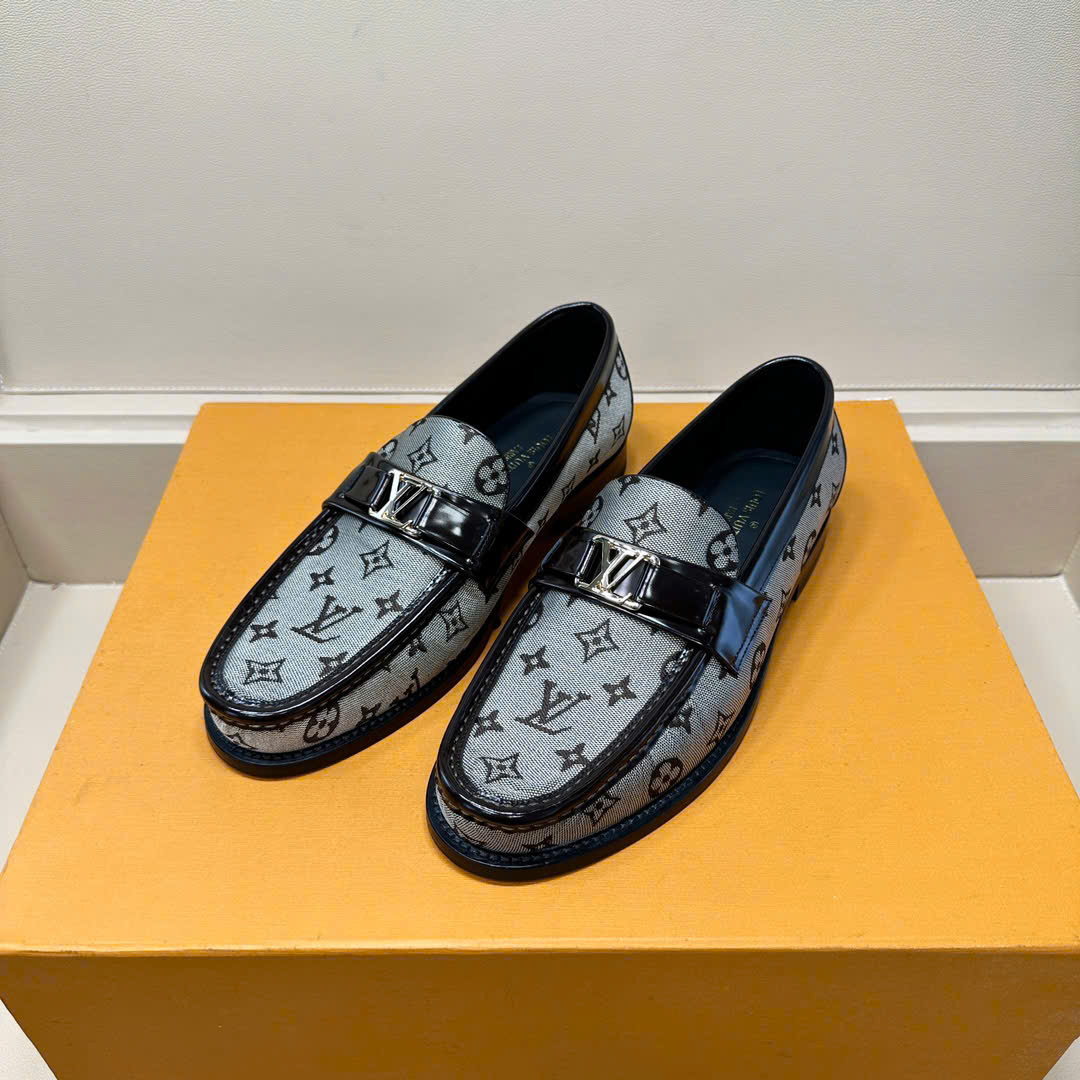 GIAY LUOI LOUIS VUITTON LIKE AU ĐE CAO HOA XAM HOA TIET LOGO TRANG GLLV51 (4)