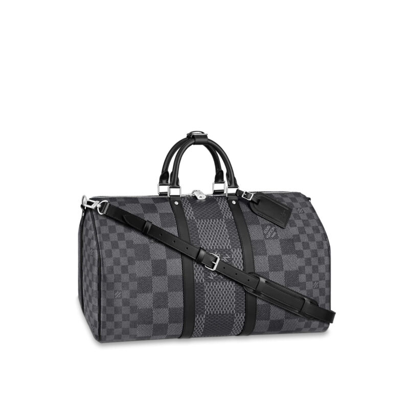 Túi du lịch Louis Vuitton họa tiết caro đen BLLV03 siêu cấp like auth 99% - HOANG NGUYEN STORE™
