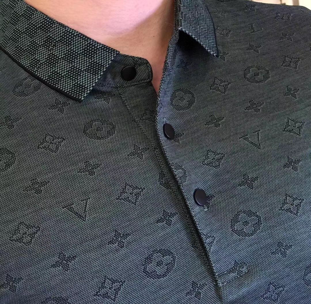 Shirt Louis Vuitton Black size L International in Cotton - 24952047