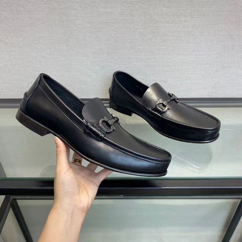 Giày lười Salvatore Ferragamo đế cao full đen likeauth GLSF43 siêu cấp like  auth 99% - HOANG NGUYEN STORE™