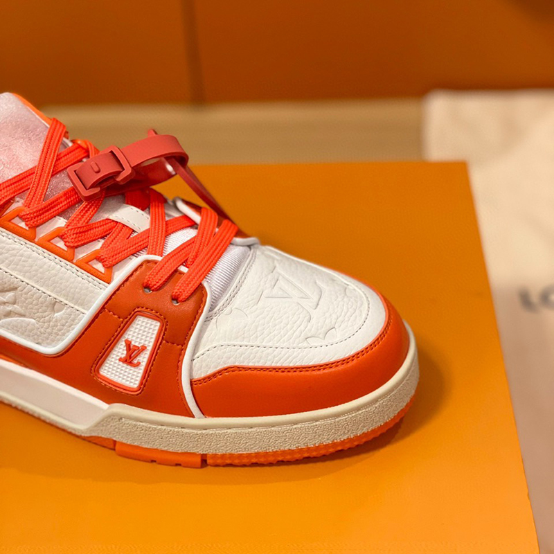 Giày nam Louis Vuitton màu cam Lv Trainer Sneaker GNLV33 siêu cấp like auth  99% - HOANG NGUYEN STORE™