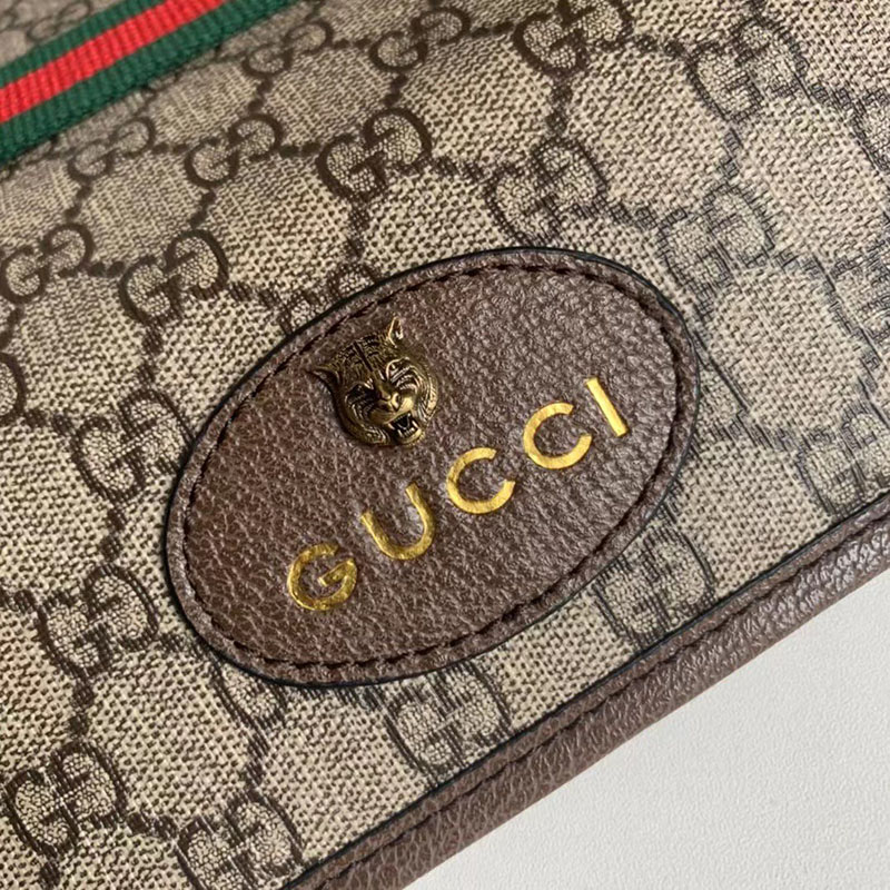 Túi đeo chéo Gucci màu nâu be dây xanh đỏ họa tiết in logo TNGC50 siêu cấp  like auth 99% - HOANG NGUYEN STORE™