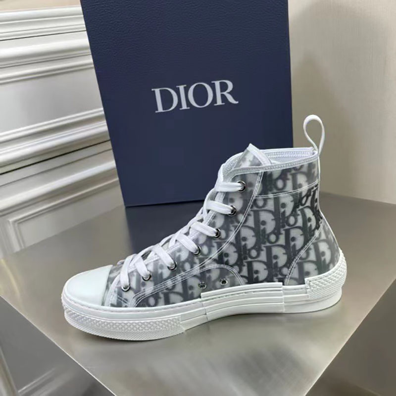 Giày Dior B23 Lowtop RutheniumColored Oblique 3SN249ZTUH868  LUXITY